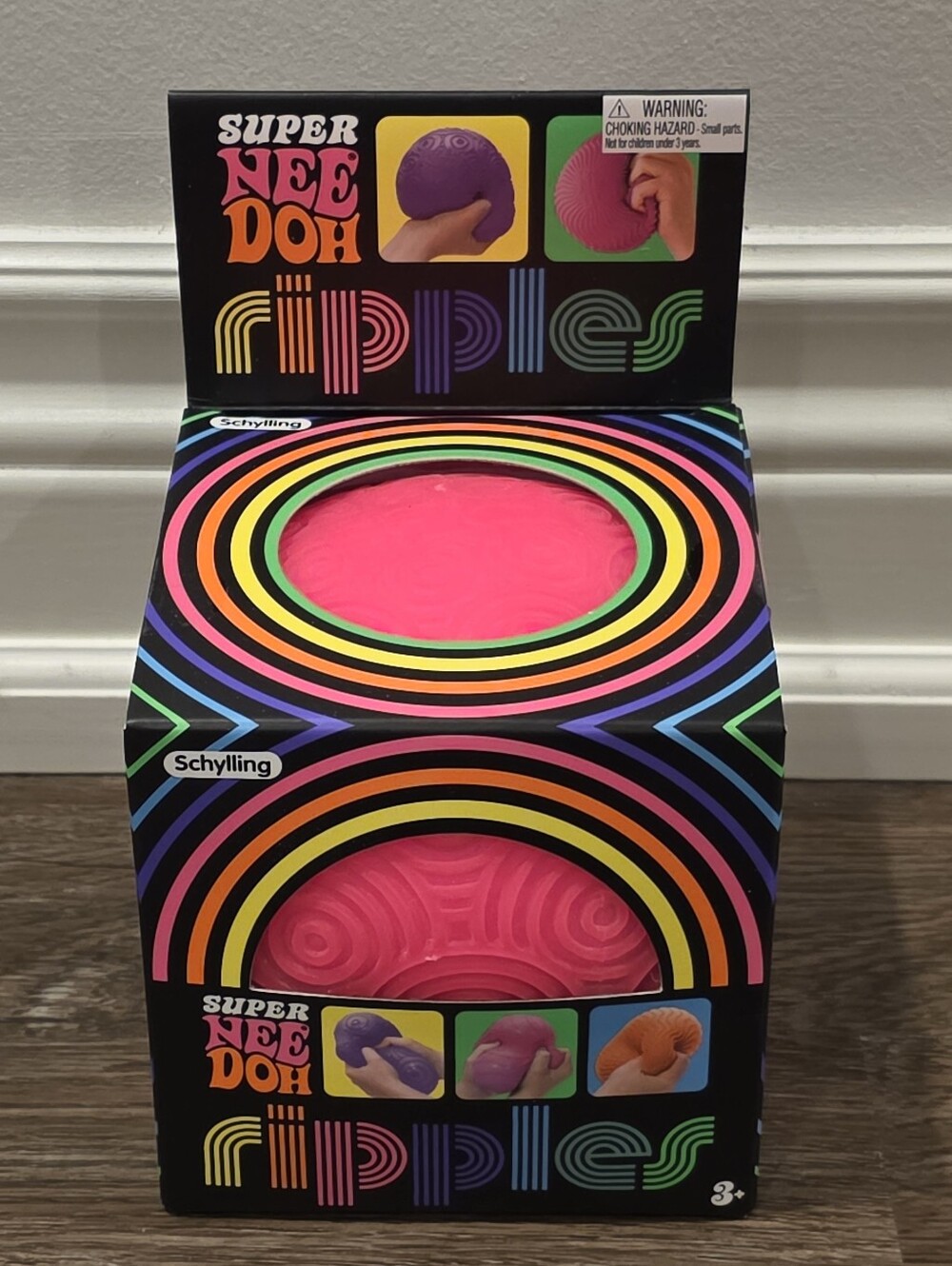 Super NeeDoh Ripples Sensory Ball - Pink